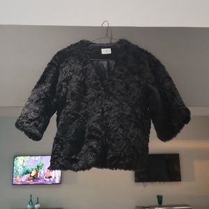 Faux fur coat
